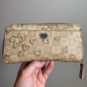 Tan Coach Wallet